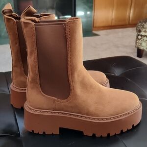 H&M Tan Ankle Boots